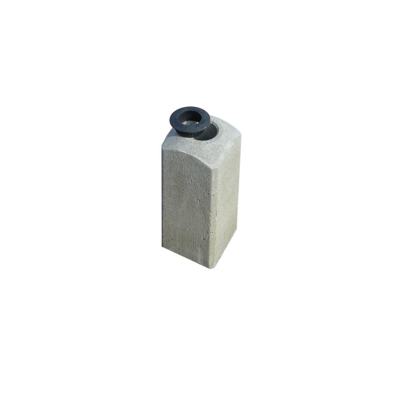 Betongfundament för 60-rör 500mm 30kg för stolprör 60 mm